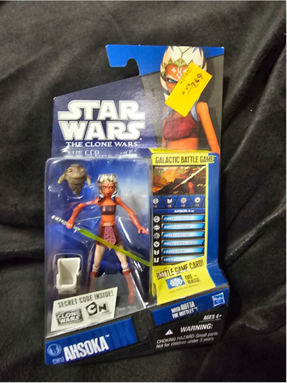 Hasbro Star Wars The Clone Wars Ahsoka Action Figure Orange Brown